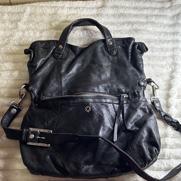 Lucky Brand Handbags - Lucky Brand Black Leather Bag